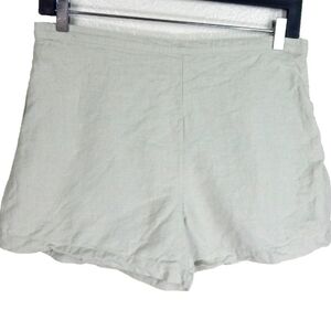 Ali Golden High Rise Linen Blend Shorts